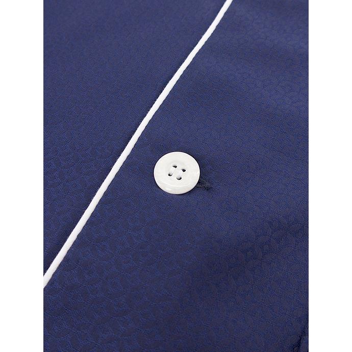 DEREK ROSE/デレク・ローズ/パジャマ/ジャガード/超長綿/ネイビー/der400401 | ブランド登録なし | 03