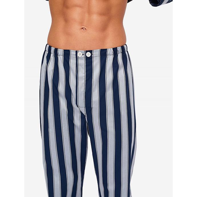 DEREK ROSE/デレク・ローズ/パジャマ/ストライプ/超長綿/ネイビー×ライトブルー/der420401 | ブランド登録なし | 06