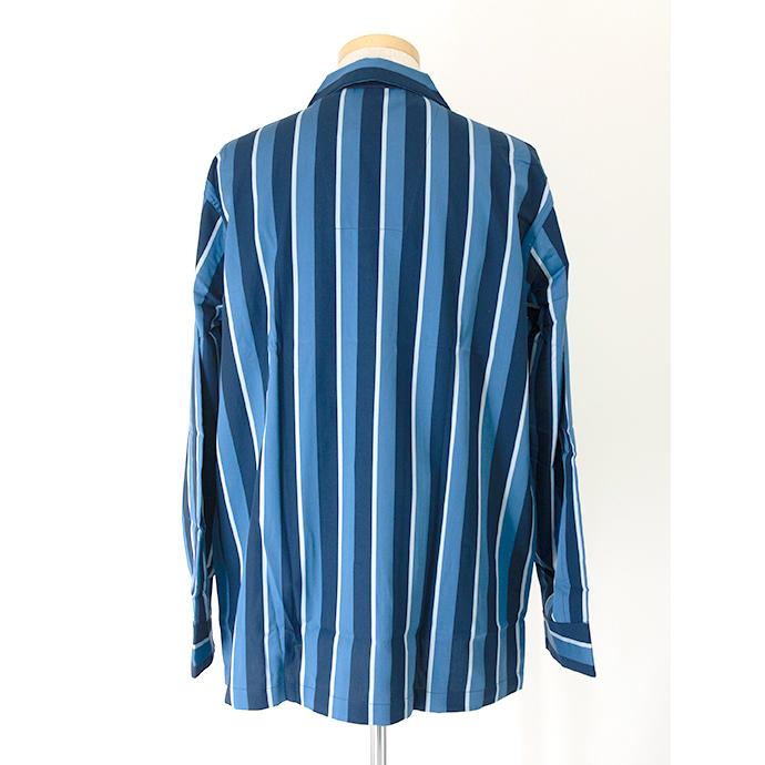 DEREK ROSE/デレク・ローズ/パジャマ/ストライプ/超長綿/ブルー×ネイビー/der461402 | ブランド登録なし | 02