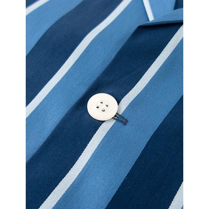 DEREK ROSE/デレク・ローズ/パジャマ/ストライプ/超長綿/ブルー×ネイビー/der461402 | ブランド登録なし | 06