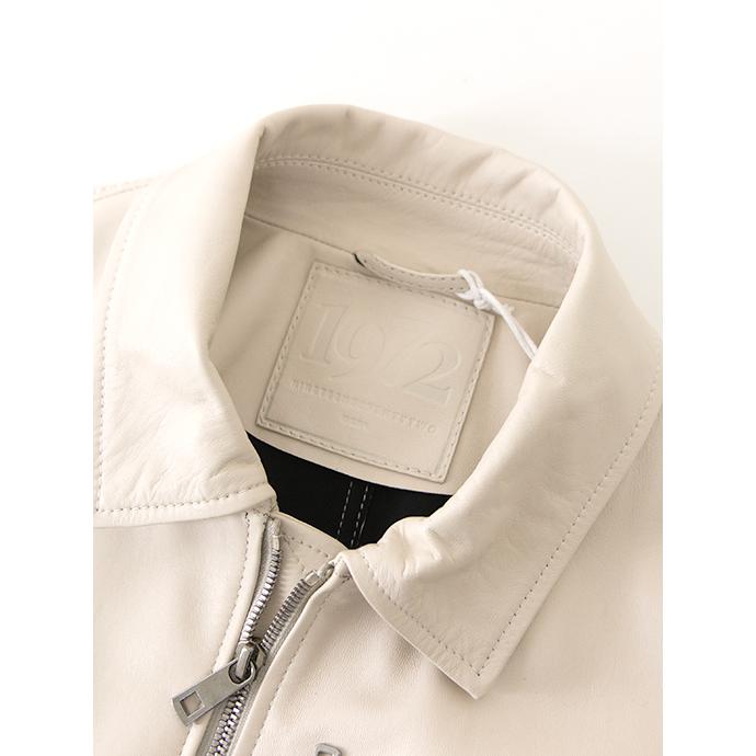 【40％OFF】デサ DESA ストレッチレザージャケット エクリュ des501802 |  | 07