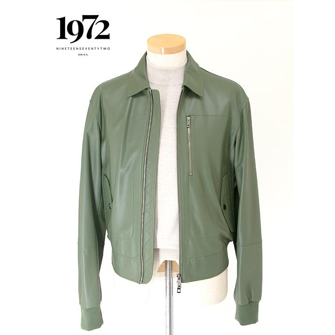 【40％OFF】デサ DESA ストレッチレザージャケット グリーン des501803 | 