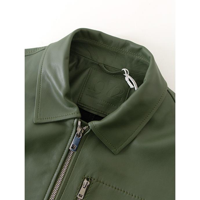 【40％OFF】デサ DESA ストレッチレザージャケット グリーン des501803 |  | 07