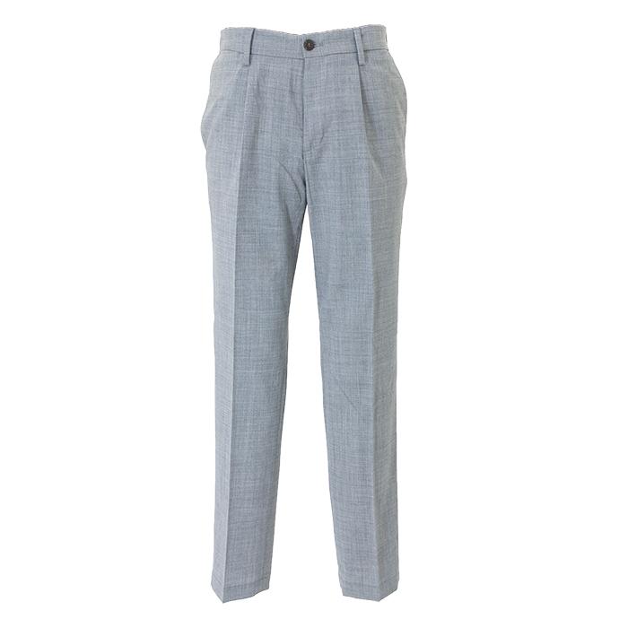 【50％OFF】デヴォーレ・インチピット DEVORE Incipit 1プリーツスラックス/ウォッシャブルストレッチウール イタリア製 ライトグレー dev500602 | ブランド登録なし | 01