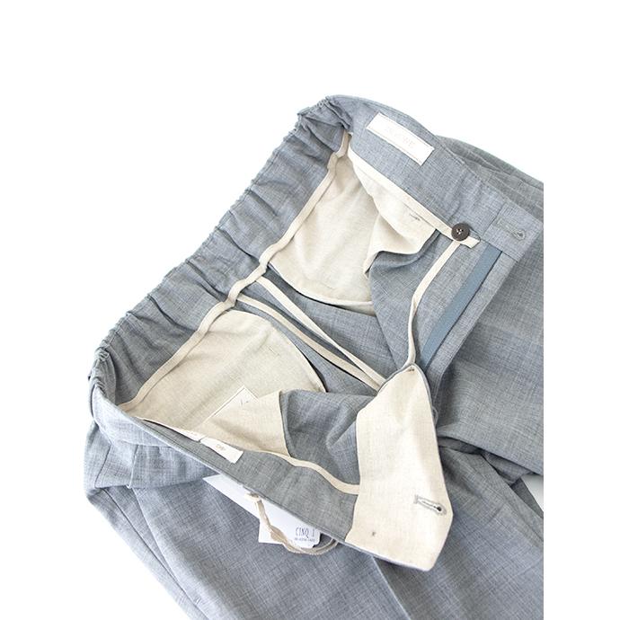 【50％OFF】デヴォーレ・インチピット DEVORE Incipit 1プリーツスラックス/ウォッシャブルストレッチウール イタリア製 ライトグレー dev500602 | ブランド登録なし | 06