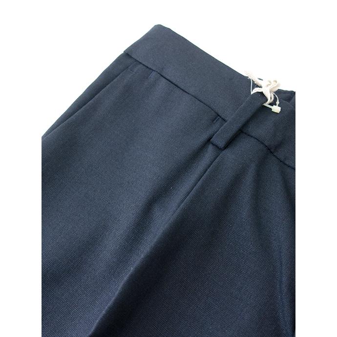 【50％OFF】デヴォーレ・インチピット DEVORE Incipit 1プリーツスラックス/ウォッシャブルストレッチウール イタリア製 ネイビー dev500604 | ブランド登録なし | 05