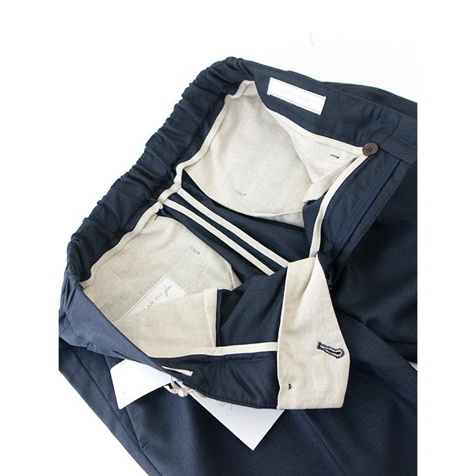 【50％OFF】デヴォーレ・インチピット DEVORE Incipit 1プリーツスラックス/ウォッシャブルストレッチウール イタリア製 ネイビー dev500604 | ブランド登録なし | 06