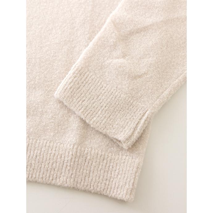 【30％OFF】ダニエレ・フィエゾーリ DANIELE FIESOLI ニットフーディ/ウールナイロンカシミア イタリア製 ライトベージュ dfi502001 | DANIELE FIESOLI | 02