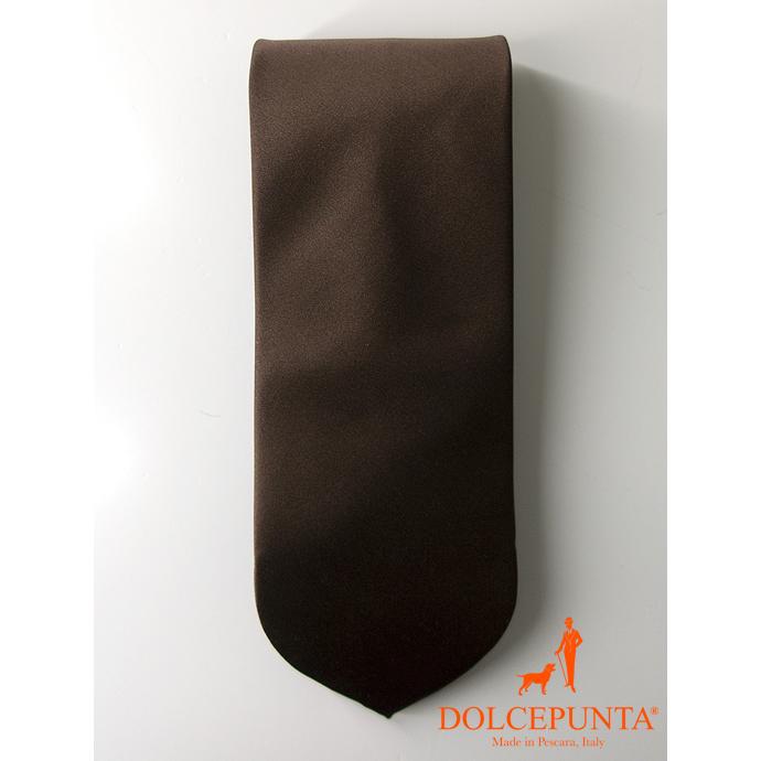DOLCEPUNTA ドルチェプンタ/ネクタイ/スウィートポイント/シルクサテン/ブラウン/dol421003 | ブランド登録なし