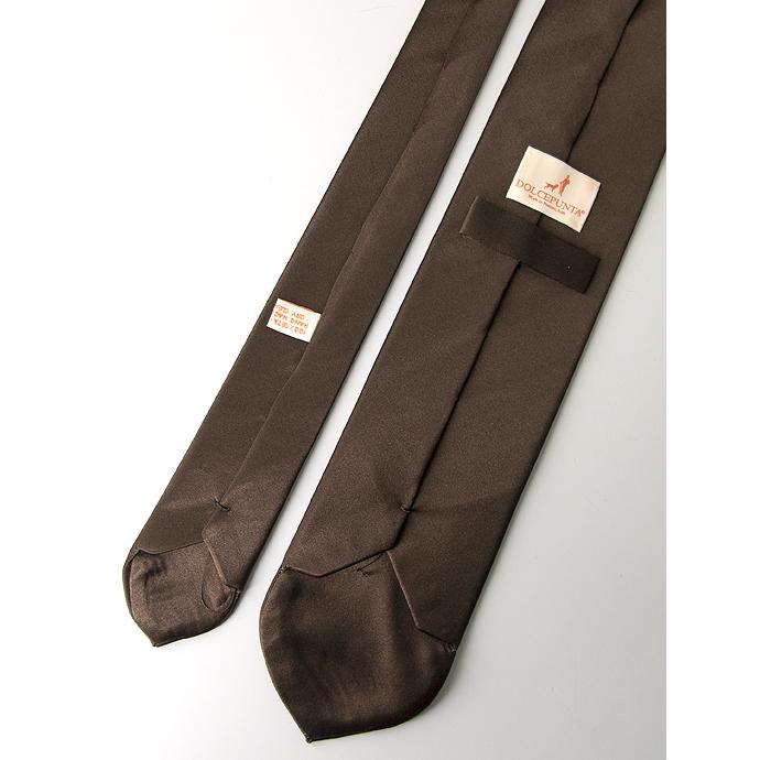 DOLCEPUNTA ドルチェプンタ/ネクタイ/スウィートポイント/シルクサテン/ブラウン/dol421003 | ブランド登録なし | 01