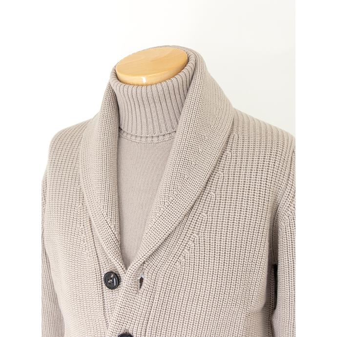 DRUMOHR（ドルモア） ショールカラーニット/スーパージーロン