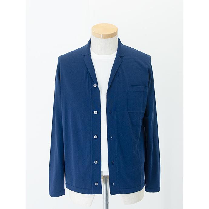 ドルモア Drumohr ニットカーディガン/30Gハイゲージコットン イタリア製 ブルー dru480607 | DRUMOHR | 01