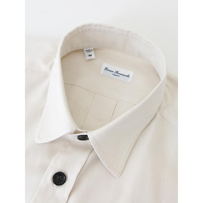 【40％OFF】エッリコ フォルミコラ ERRICO FORMICOLA カジュアルシャツ/コットンツイル イタリア製 エクリュ erc501402 | ERRICO FORMICOLA | 09