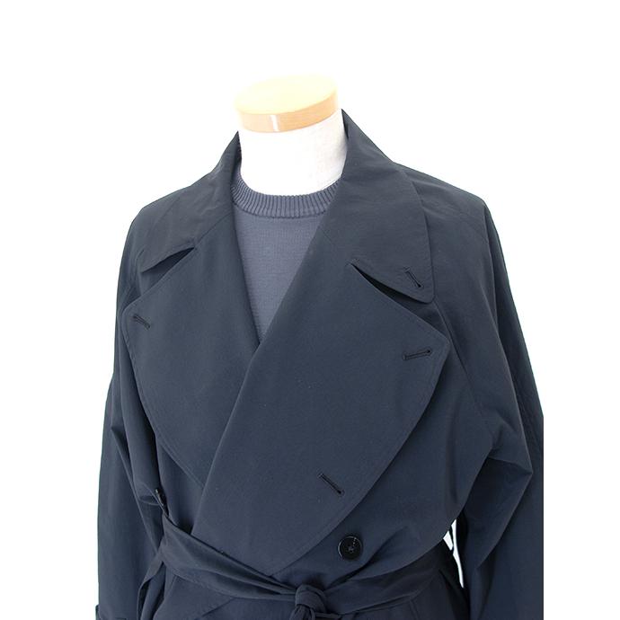 ホリオさま専用ES : S  トレンチコート ポリエステル　ブラック ホリオさま専用ES : S トレンチコート ポリエステル ブラック ホリオ