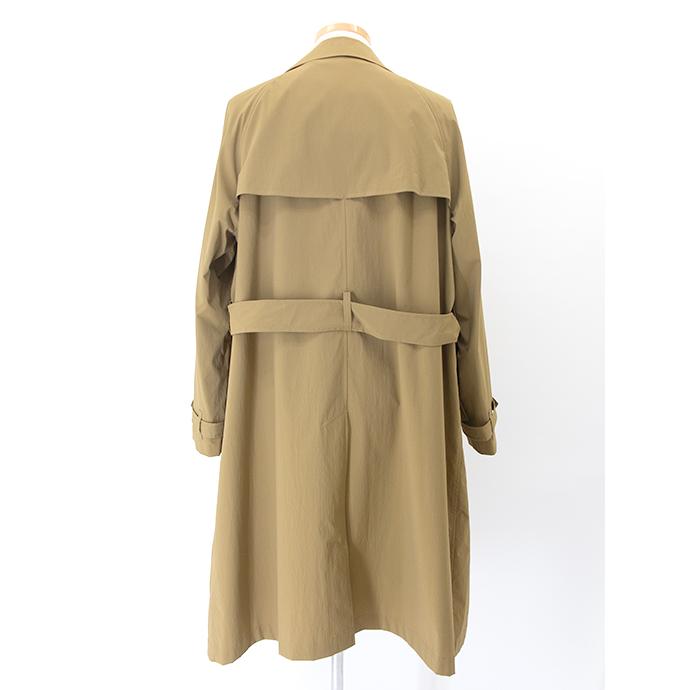 エス ES:S トレンチコート/ポリエステルタイプライター 日本製 ダークマスタード ess501604 | ES:S | 02