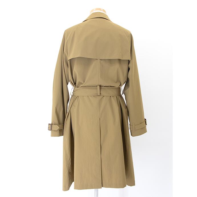 エス ES:S トレンチコート/ポリエステルタイプライター 日本製 ダークマスタード ess501604 | ES:S | 03