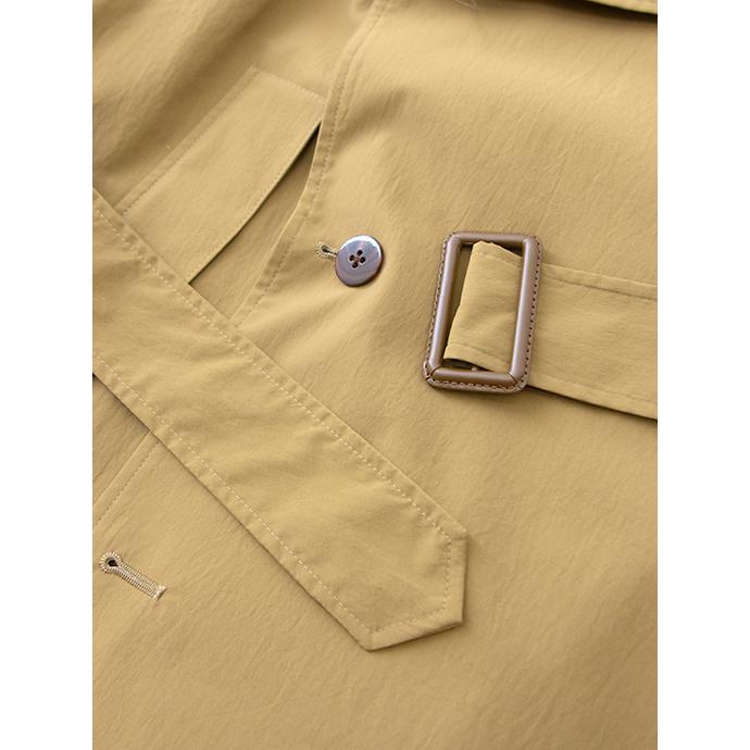 エス ES:S トレンチコート/ポリエステルタイプライター 日本製 ダークマスタード ess501604 | ES:S | 05