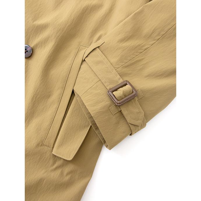 エス ES:S トレンチコート/ポリエステルタイプライター 日本製 ダークマスタード ess501604 | ES:S | 06