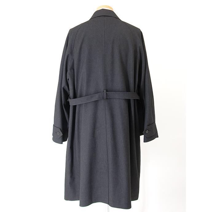 エス ES:S バルカラーコート/ベルテッドラグラン/ブロークンピンヘッド 日本製 チャコールグレー ess501803 | ES:S | 02