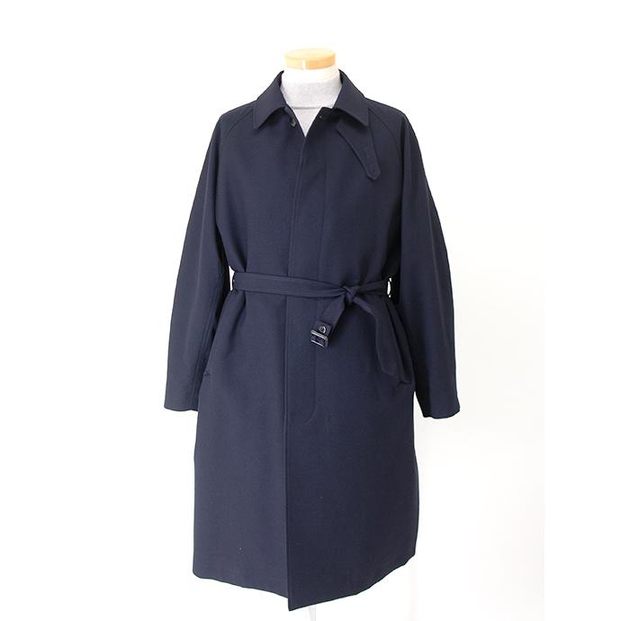 【30％OFF】エス ES:S バルカラーコート/ベルテッドラグラン/ウールツイル 日本製 ネイビー ess501804 | ES:S | 01