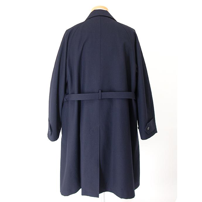 【30％OFF】エス ES:S バルカラーコート/ベルテッドラグラン/ウールツイル 日本製 ネイビー ess501804 | ES:S | 02