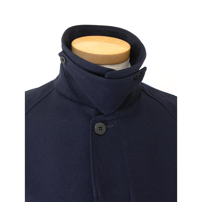 【30％OFF】エス ES:S バルカラーコート/ベルテッドラグラン/ウールツイル 日本製 ネイビー ess501804 | ES:S | 04