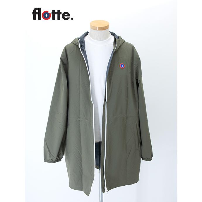 フロット flotte パッカブルレインパーカー/AMELOT オリーブ flo501803 | 