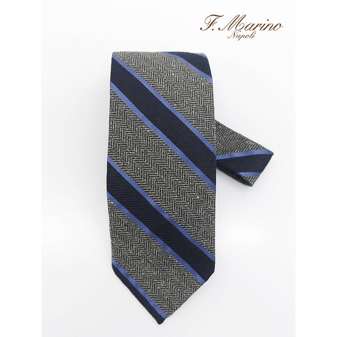 極美品　フランチェスコマリーノ　ビームスF ネクタイ　スフォデラート　ストライプ 極美品 フランチェスコマリーノ ビームスF ネクタイ スフォデラート