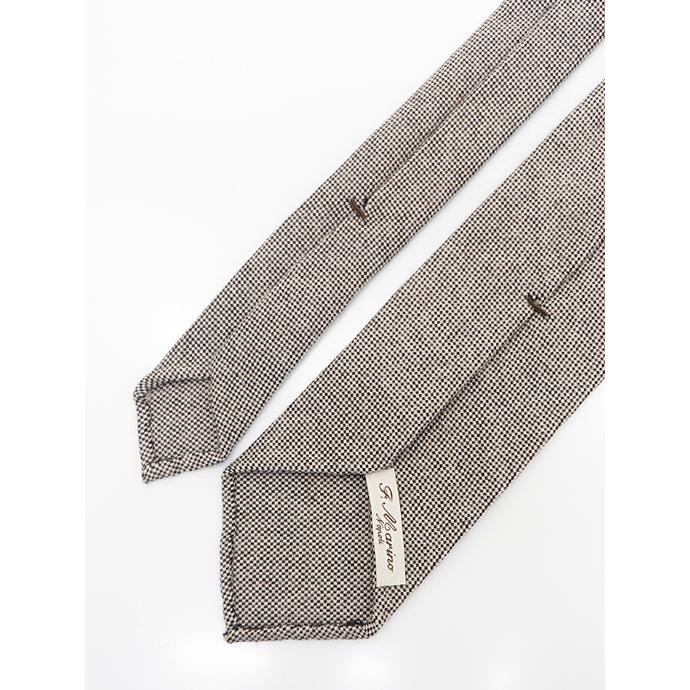 Francesco Marino フランチェスコ・マリーノ ネクタイ/ウール/スフォデラート イタリア製 ライトベージュ fma481806 | ブランド登録なし | 02