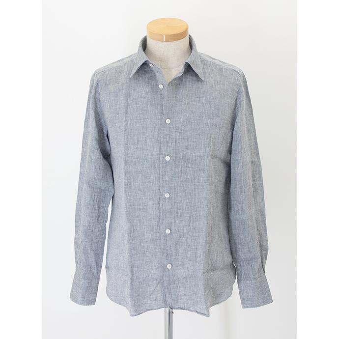 【40％OFF】フィナモレ Finamore リネンシャツ/セミワイドカラー/BALI/VITTORIO イタリア製 ライトグレー fnm480403 | Finamore | 01