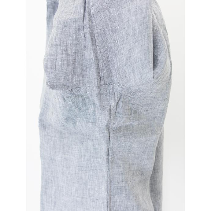 【40％OFF】フィナモレ Finamore リネンシャツ/セミワイドカラー/BALI/VITTORIO イタリア製 ライトグレー fnm480403 | Finamore | 03