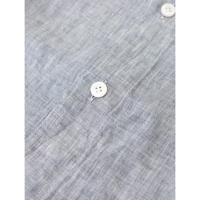 【40％OFF】フィナモレ Finamore リネンシャツ/セミワイドカラー/BALI/VITTORIO イタリア製 ライトグレー fnm480403 | Finamore | 04