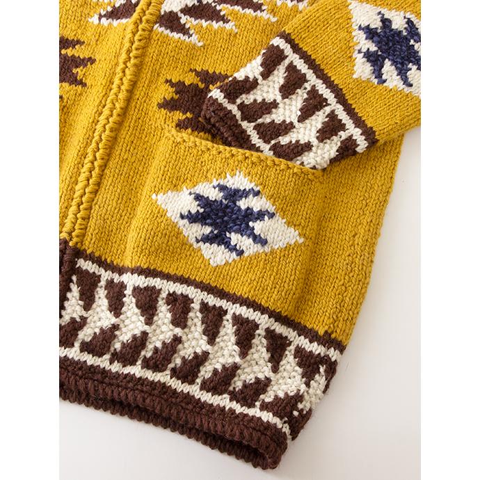 【30％OFF】フランティック Frantic by Andrea Venturini 別注カウチンセーター/ハンドメイド マスタード×ブラウン frn502002 |  | 03