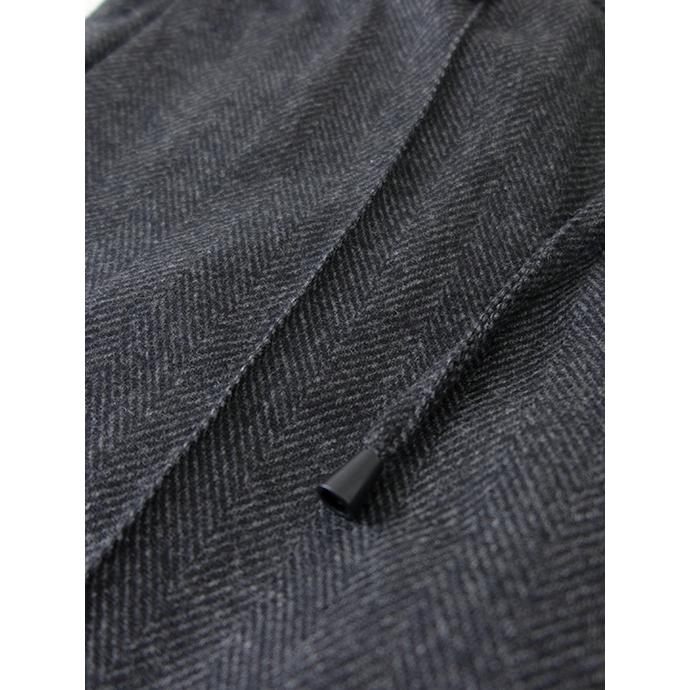 giab's ARCHIVIO/ジャブス アルキヴィオ イージースラックス/MASACCIO/ストレッチウールヘリンボーン グレー gba462001 | giab's ARCHIVIO | 02