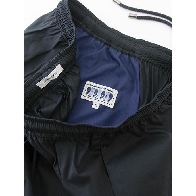 ジャブス アルキヴィオ giabs ARCHIVIO 超軽量イージーパンツ/MANFREDO/シャカコットン イタリア製 ブラック gba500402 | giab's ARCHIVIO | 04