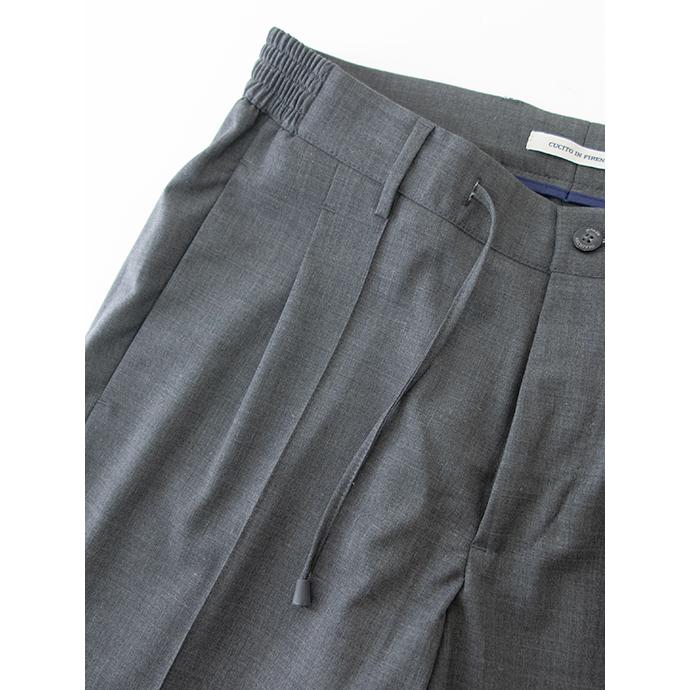 【50％OFF】ジャブス アルキヴィオ giabs ARCHIVIO 1プリーツイージースラックス/MASACCIO-R1/ウォッシャブルウール イタリア製 ミディアムグレー gba500404 | giab's ARCHIVIO | 02