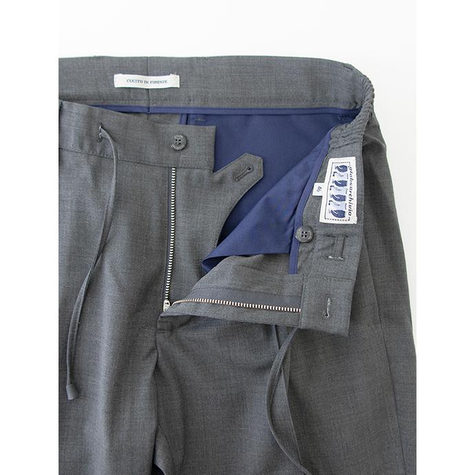 【50％OFF】ジャブス アルキヴィオ giabs ARCHIVIO 1プリーツイージースラックス/MASACCIO-R1/ウォッシャブルウール イタリア製 ミディアムグレー gba500404 | giab's ARCHIVIO | 03