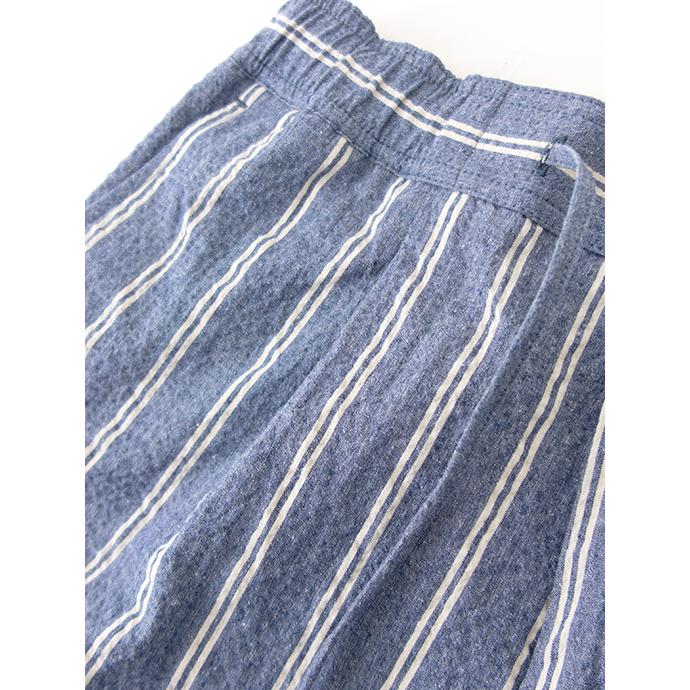 ジャブス アルキヴィオ giabs ARCHIVIO ショートパンツ/シアサッカーコットン/DELLA ROBBIA イタリア製 ブルー×ホワイト gba500801 | giab's ARCHIVIO | 03