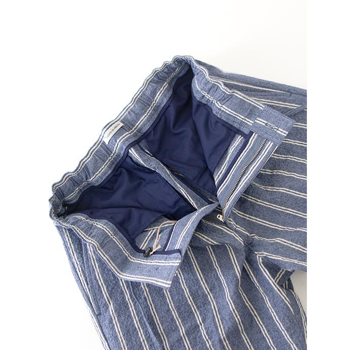 ジャブス アルキヴィオ giabs ARCHIVIO ショートパンツ/シアサッカーコットン/DELLA ROBBIA イタリア製 ブルー×ホワイト gba500801 | giab's ARCHIVIO | 04