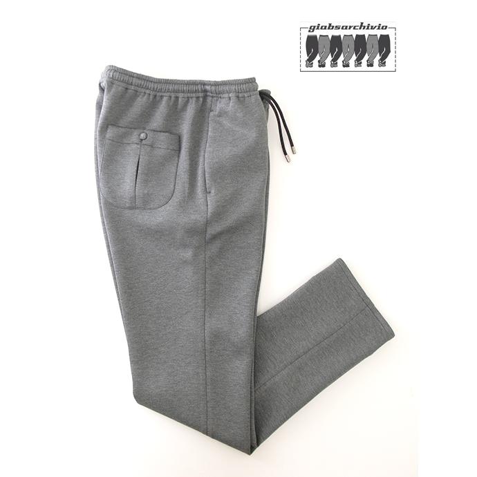ジャブス アルキヴィオ giabs ARCHIVIO イージーパンツ/MANFREDO/トロジャージ イタリア製 グレー gba501802 | giab's ARCHIVIO