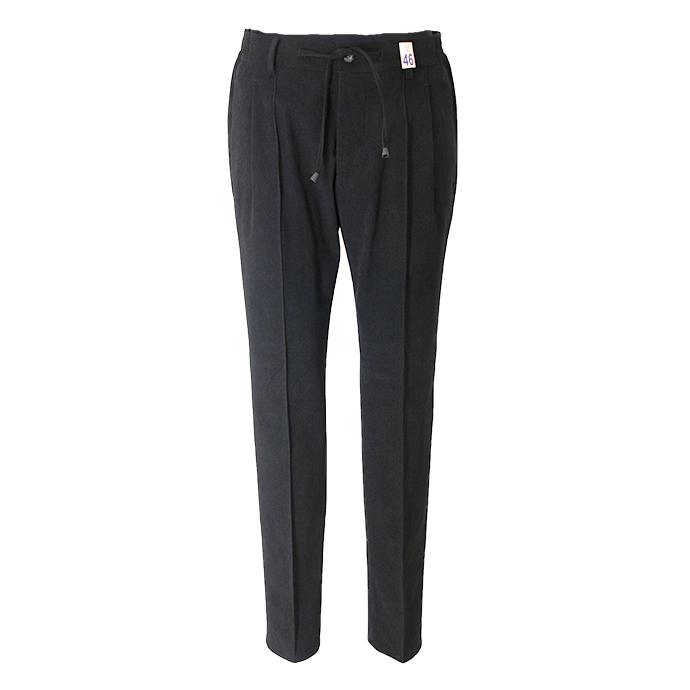 ジャブス アルキヴィオ giabs ARCHIVIO 1プリーツイージースラックス/MASACCIO-R1/ストレッチソフトコーデュロイ イタリア製 ブラック gba502002 | giab's ARCHIVIO | 01