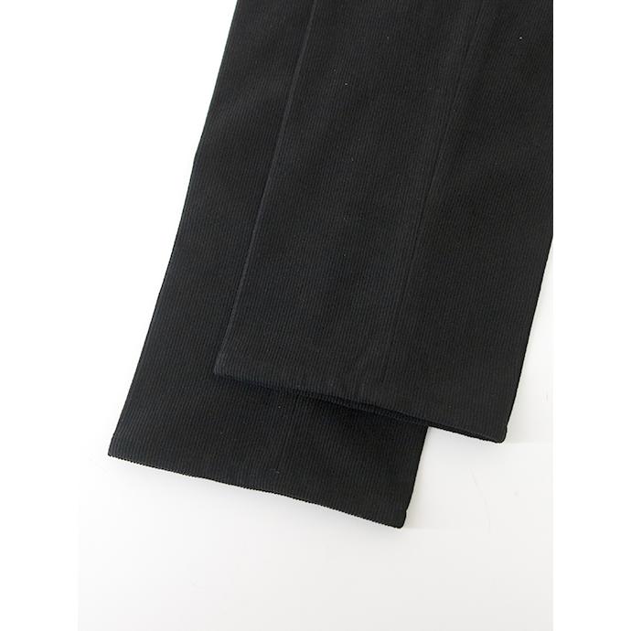 ジャブス アルキヴィオ giabs ARCHIVIO 1プリーツイージースラックス/MASACCIO-R1/ストレッチソフトコーデュロイ イタリア製 ブラック gba502002 | giab's ARCHIVIO | 07
