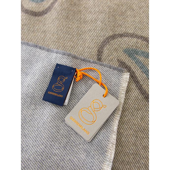 ジエッレ GIERRE ウールマフラー/リバーシブル オリーブグレー gie462002 | GIERRE | 02