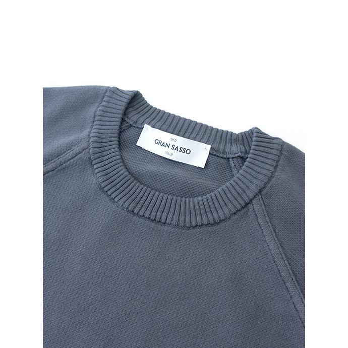 【30％OFF】グランサッソ Gran Sasso クルーネックニット/ウィンターコットン イタリア製 グレー gra501802 | Gran Sasso | 03