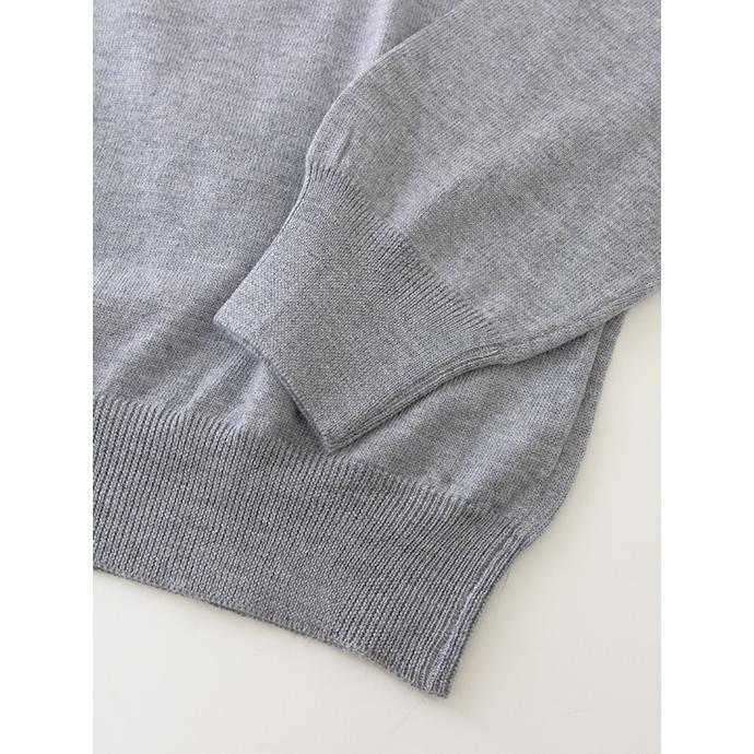 【30％OFF】グランサッソ Gran Sasso ウールニットポロシャツ イタリア製 ライトグレー 【30％OFF】 | Gran Sasso | 01