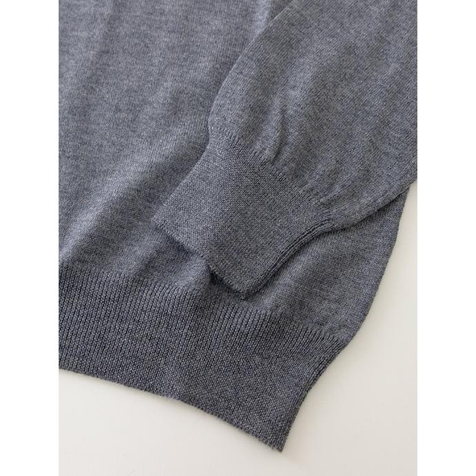 【40％OFF】グランサッソ Gran Sasso クルーネックニット/ウール イタリア製 グレー gra501807 | Gran Sasso | 01