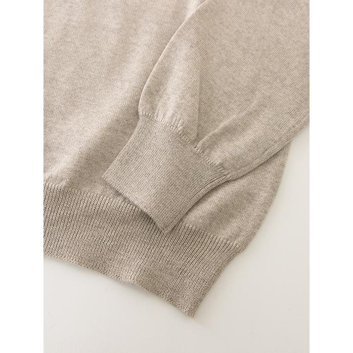【30％OFF】グランサッソ Gran Sasso クルーネックニット/ウール イタリア製 ベージュ gra501808 | Gran Sasso | 01