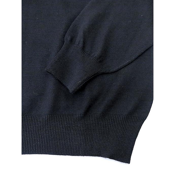 グランサッソ Gran Sasso モックネックニット/12G メリノウール イタリア製 ブラック gra521402 |  | 03