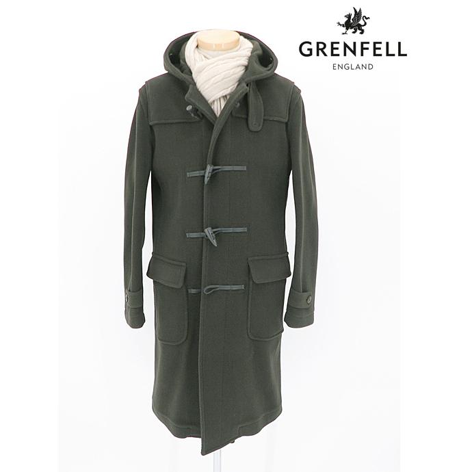 Grenfell グレンフェル ダッフルコート Baker Long Rootweb別注 ダークグリーン Gre4202 ダッフルコート Rootweb Grenfell グレンフェルのダッフルコート Baker 色 ダークグリーン Gre4202 1 Grenfell グレンフェル ダッフルコート Baker Gre4202 1
