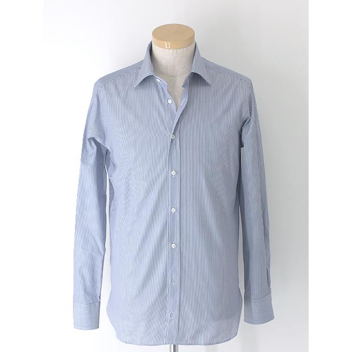 GUY ROVER/ギローバー/セミワイドカラーシャツ/キャンディストライプ/ブルー/guy460609 | GUY ROVER | 01